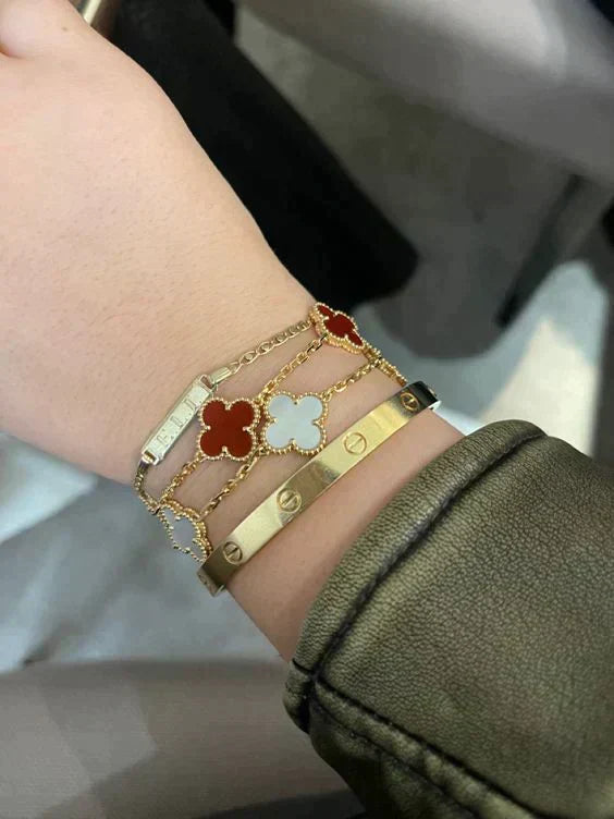 PARIS CLOVER | RED BRACELET